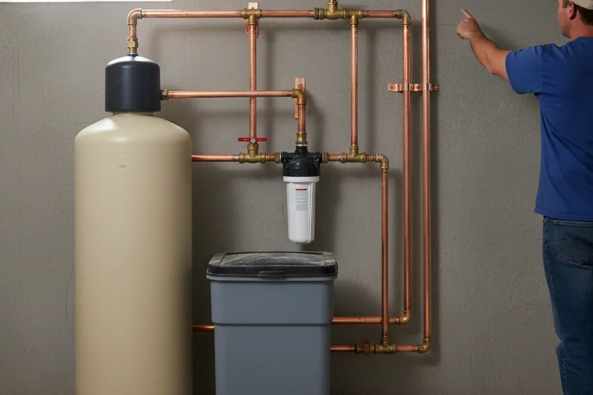 Whole-house water treatment system installed in San Fernando